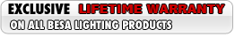 Lifetime Warranty on Besa Lighting