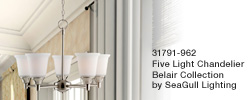 31791-962 - Belair Collection - Five Light Chandelier by Sea Gull Lighting 