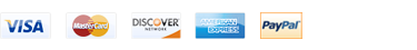 We Accept All Major Credit Cards