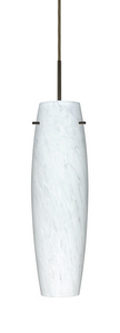 Besa Lighting - 1BC-412119-HAL-BR - Tutu - One Light Pendant with Dome Canopy BR 