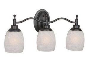 Craftmade Lighting - 10220OB3: Legion - Three Light Bath Bar