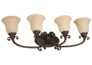 Craftmade Lighting - 10427PR4: Aztec - Four Light Vanity