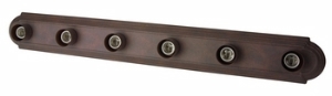 Craftmade Lighting - 11036PBCH6: Racetrack - Six Light Bath Bar