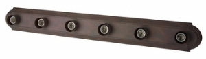 Craftmade Lighting - 11036BS6: Racetrack - Six Light Bath Bar