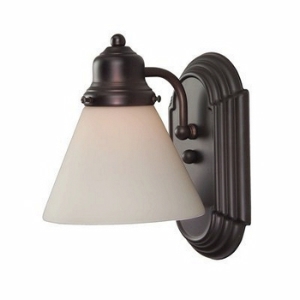 Craftmade Lighting - 11708OB1: Racetrack - One Light Arch Arm Vanity