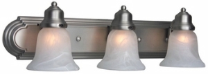 Craftmade Lighting - 11724BN3: Racetrack - Three Light Arch Arm Vanity