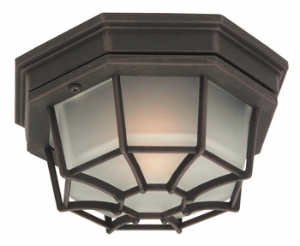 Craftmade Lighting - Z390-07: Bulkheads - One Light Outdoor Small Flush Mount