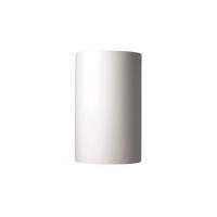 Justice Design – CER-1265W-CKC – Large Cylinder Open Top and Bottom Outdoor Sconce Celadon Green Crackle Finish (Glaze)Glazed