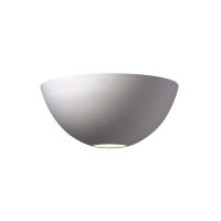 Justice Design – CER-1325-BIS – Large Metro Sconce No Diffuser Bisque Finish (Unfinished)Bisque