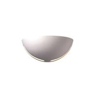 Justice Design – CER-1375-VAN-GU24 – Small Cosmos Sconce No Diffuser Vanilla Gloss Finish (Glaze)Glazed