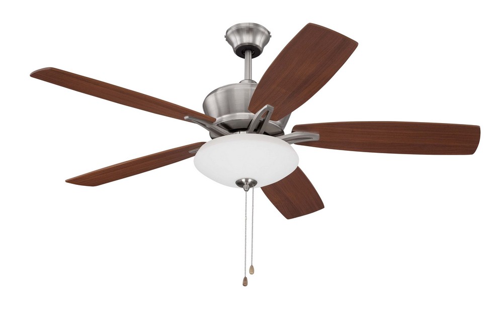 UPC 080629103306 product image for Litex - E-KA52BNK5C - Kala - 52 Ceiling Fan with Light Kit  Brushed Nickel Finis | upcitemdb.com