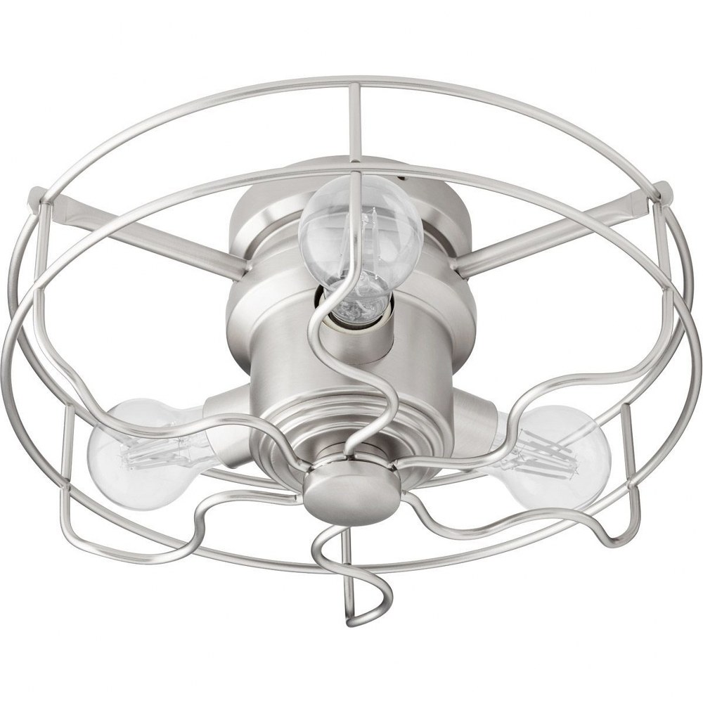 Quorum Lighting 1905 Windmill 18w 3 Led Cage Ceiling Fan Light Kit In Transitional Style 6982