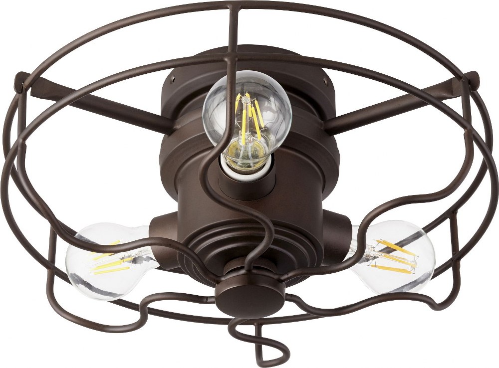 Quorum Lighting 1905 Windmill 18W 3 LED Cage Ceiling Fan Light