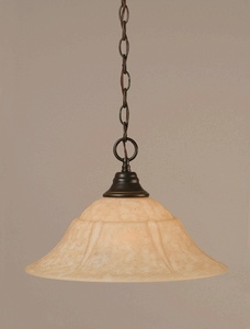 Toltec Lighting 10 ChainHung Large Pendant: 10-DG-53618 Large Pendant