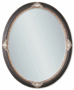 Uttermost - 01045 B: Imperial Oval Black Crackle - Frame