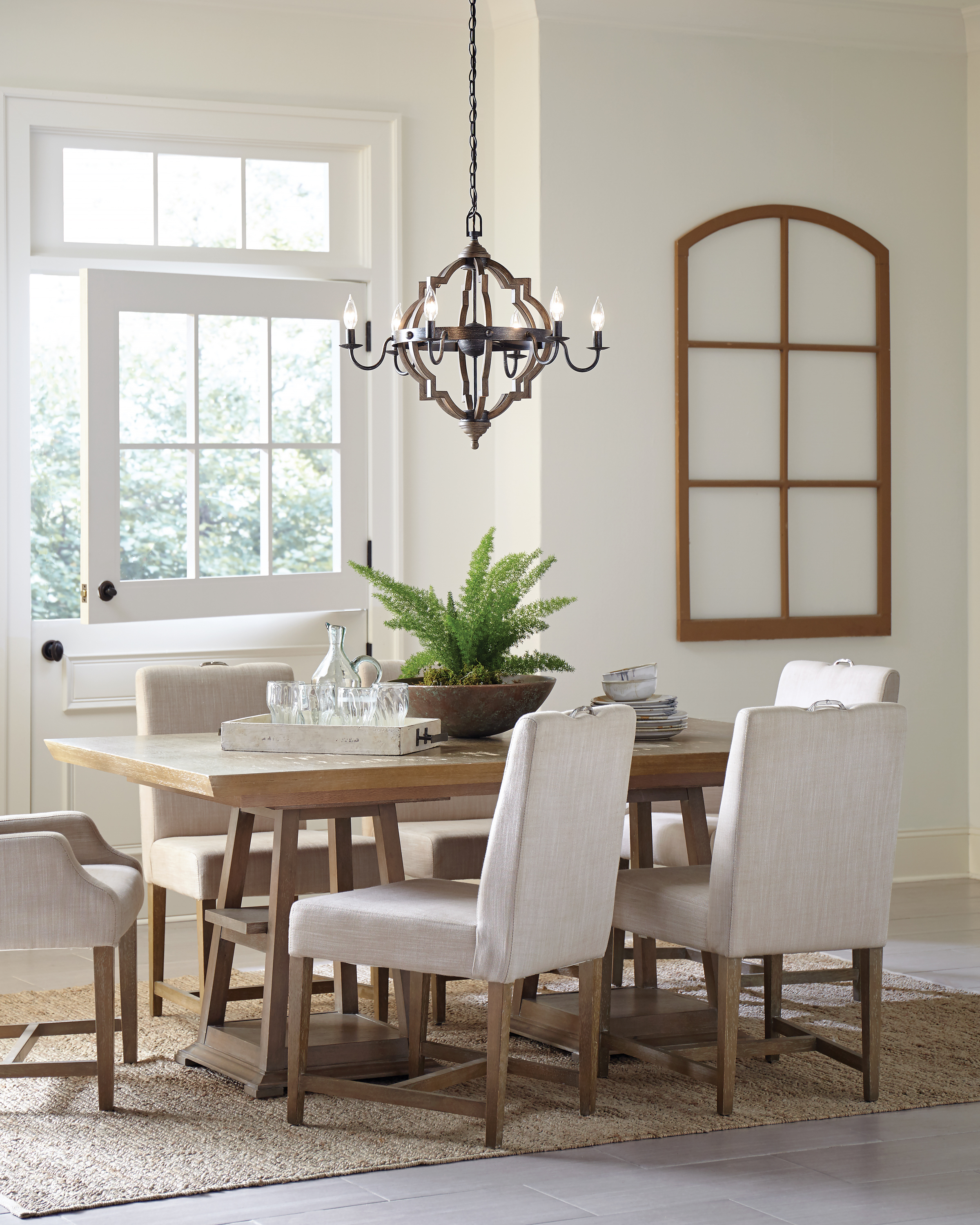 Modern farmhouse chandelier clearance for dining room