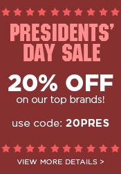 Presidents' Day Sale!