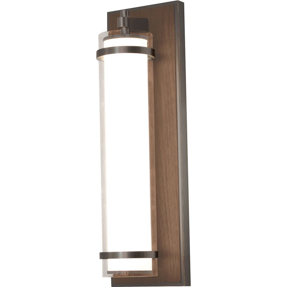 AFX-RNS5161200L30D1RB-Arden - 15.75 Inch 15.5W 1 LED Wall Sconce Oil-Rubbed Bronze  Satin Nickel Finish with Clear/White Glass