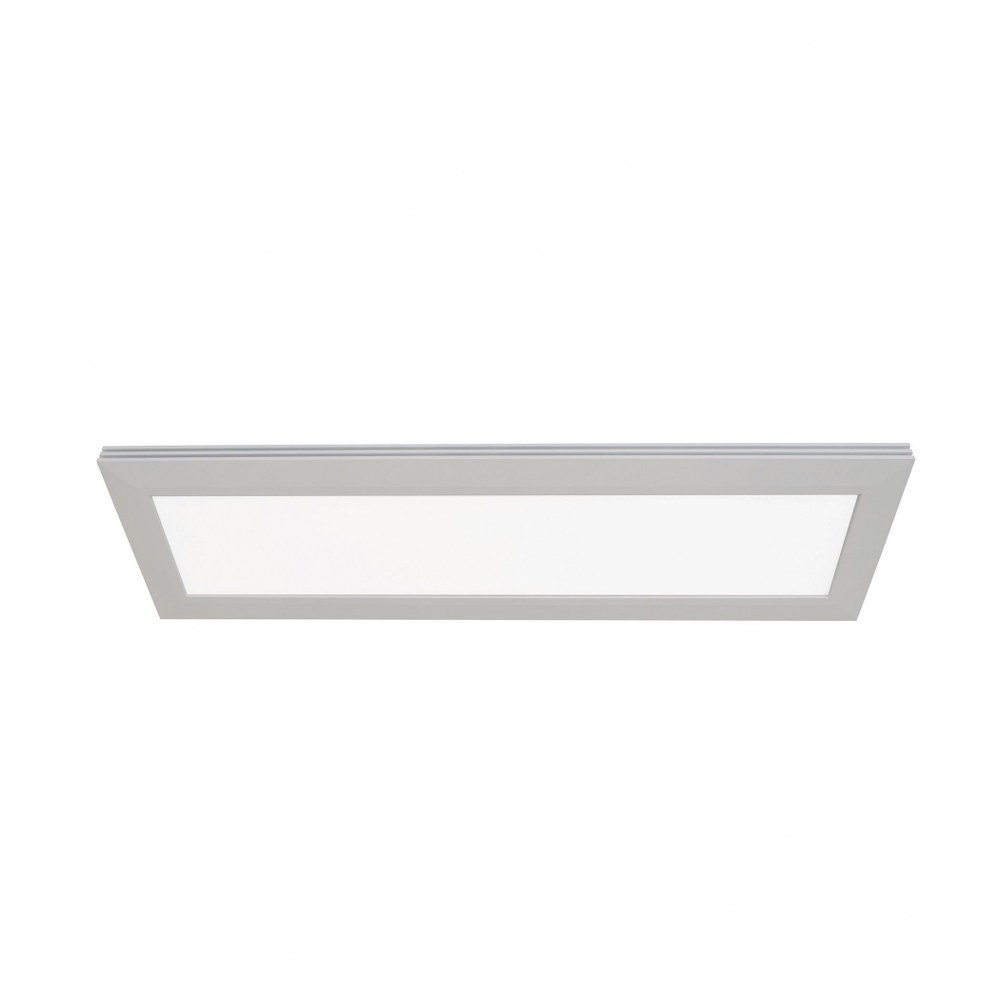 AFX-SLL12483200L30D1SN-Sloane - 50.25 Inch 39W 1 LED Linear Flush Mount   Satin Nickel Finish with White Acrylic Glass