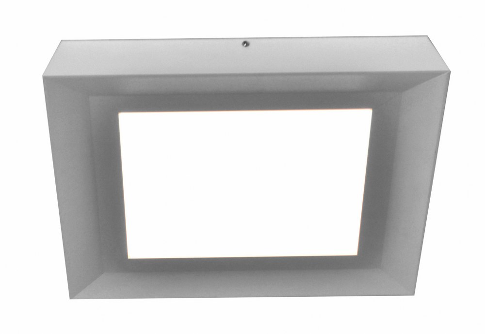 AFX-ZUF12121100L30D1SN-Zurich - 15 Inch 18.5W 1 LED Square Flush Mount   Satin Nickel Finish with White Acrylic Glass