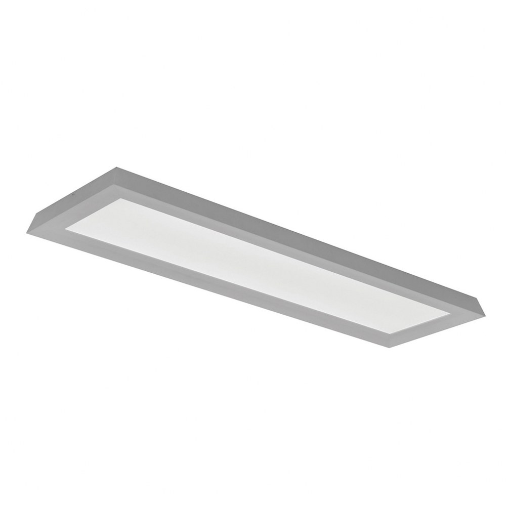 AFX-ZUL12483200L30D1SN-Zurich - 51 Inch 39W 1 LED Linear Flush Mount   Satin Nickel Finish with White Acrylic Glass