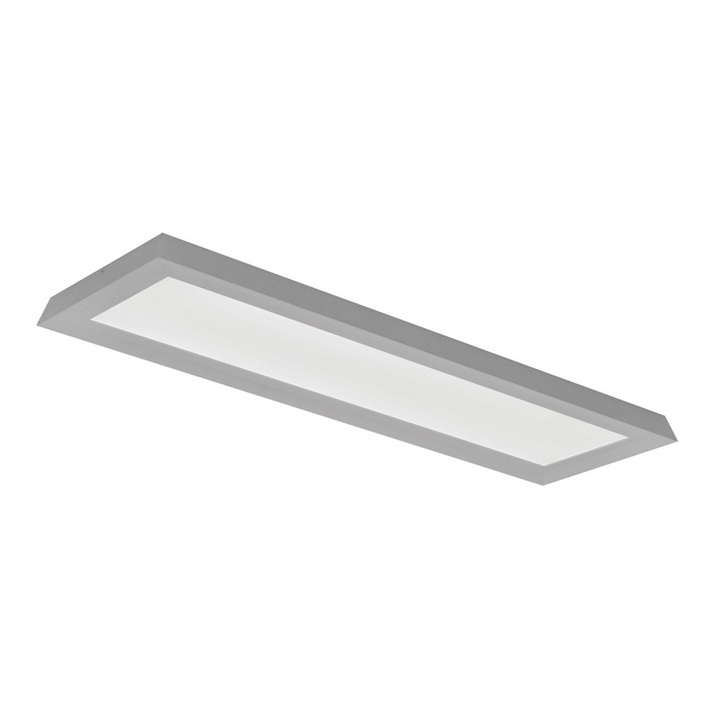 AFX-ZUL12483200L30D1SN-Zurich - 51 Inch 39W 1 LED Linear Flush Mount Satin Nickel  White Finish with White Acrylic Glass