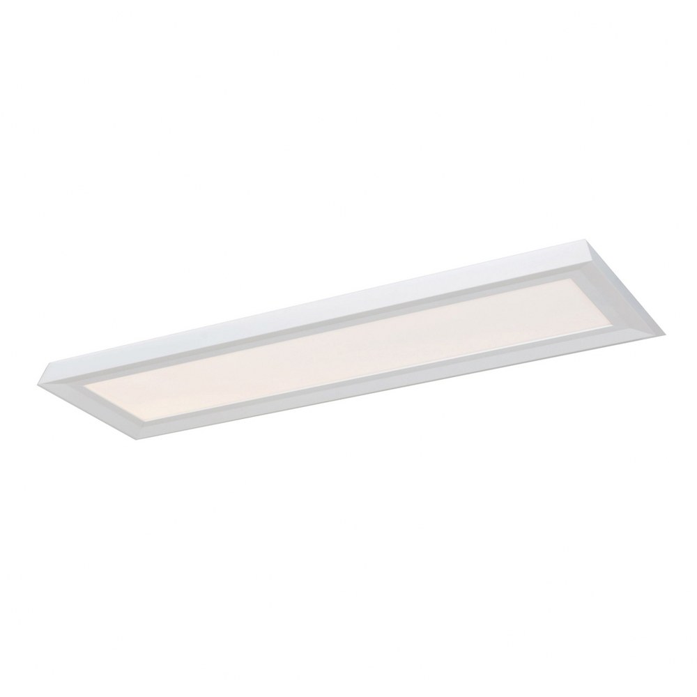 AFX-ZUL12483200L30D1WH-Zurich - 51 Inch 39W 1 LED Linear Flush Mount White  White Finish with White Acrylic Glass