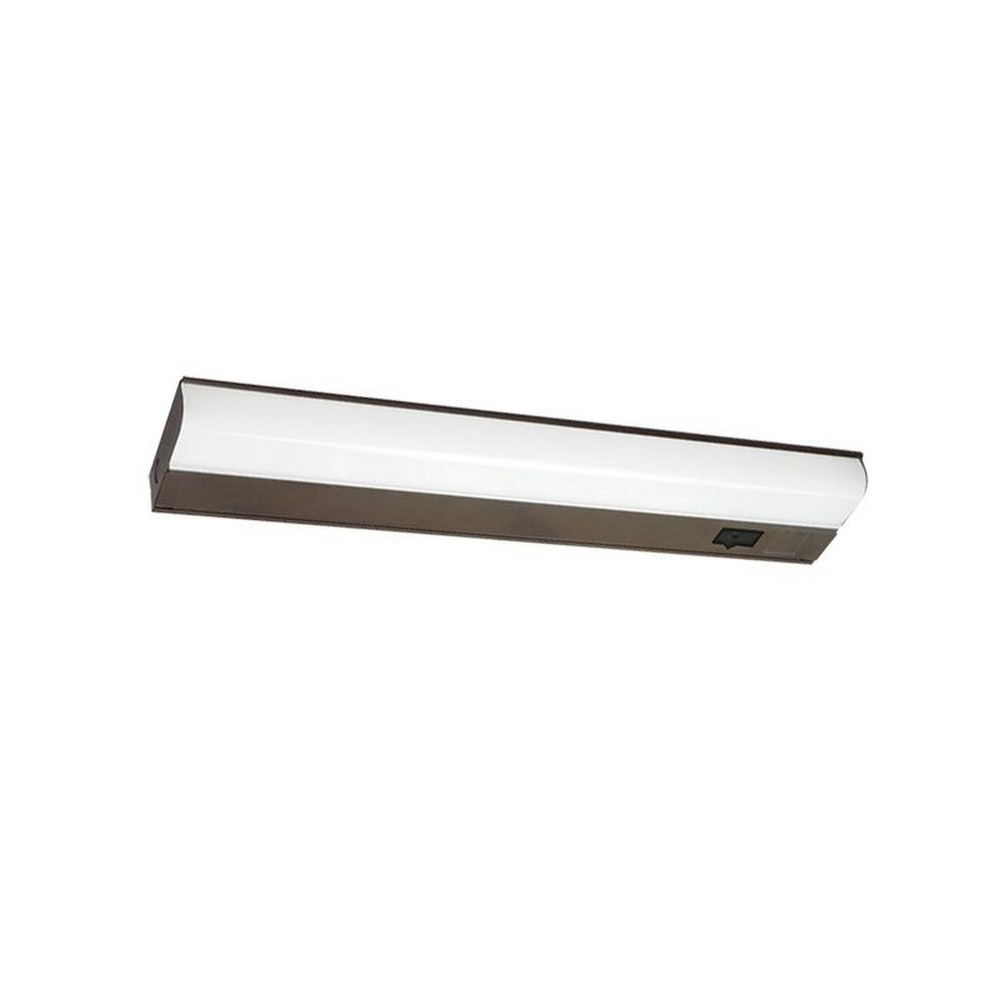 AFX-T5L2-21RRB-T5L - 21 Inch 8.5W 1 LED Undercabinet Oil-Rubbed Bronze  White Finish with White Acrylic Glass