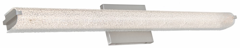 Abra Lighting-20044WV-BN-Eco - 31 Inch 30W 1 LED Oval Bath Vanity   Brushed Nickel Finish with Water Glass