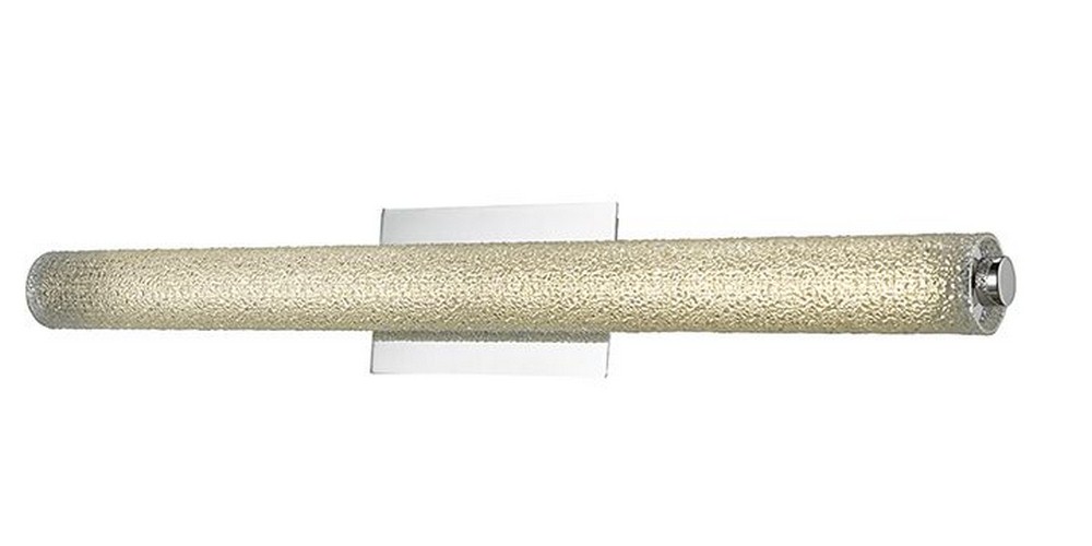 Abra Lighting-20095WV-BN-Radius - 31.7 Inch 36W 1 LED Bath Vanity   Brushed Nickel Finish with Diamond Glass