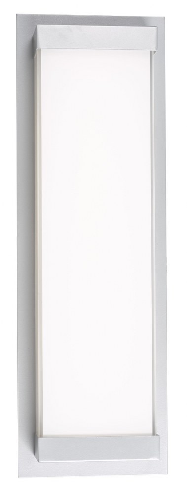Abra Lighting-50014ODW-316STS-Atom - 12 Inch 12W 1 LED Wall Sconce 316 Stainless Steel Silica Finish with Frosted Glass