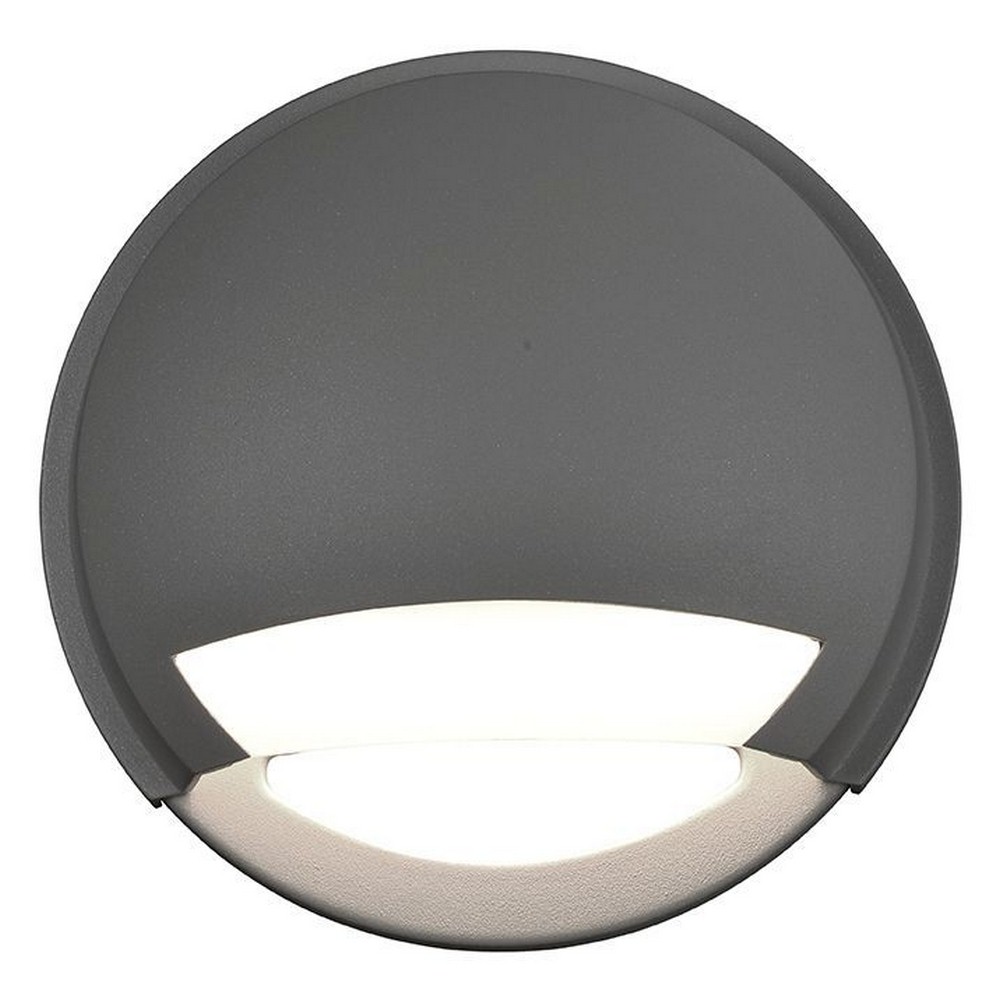 Access Lighting-20044LEDDMG-SAT/OPL-Avante-13.5W 1 LED Marine Grade Outdoor Wall Sconce-8.66 Inches Wide by 8.66 Inches Tall   Satin Nickel Finish with Opal Glass