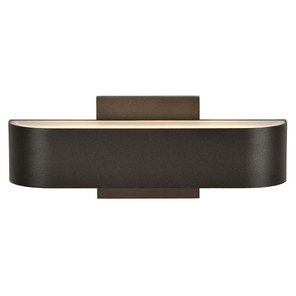 Access Lighting-20046LEDDMG-BRZ/FST-Montreal-27W 2 LED Marine Grade Outdoor Wall Sconce-11.96 Inches Wide by 2.48 Inches Tall   Bronze Finish with Frosted Glass