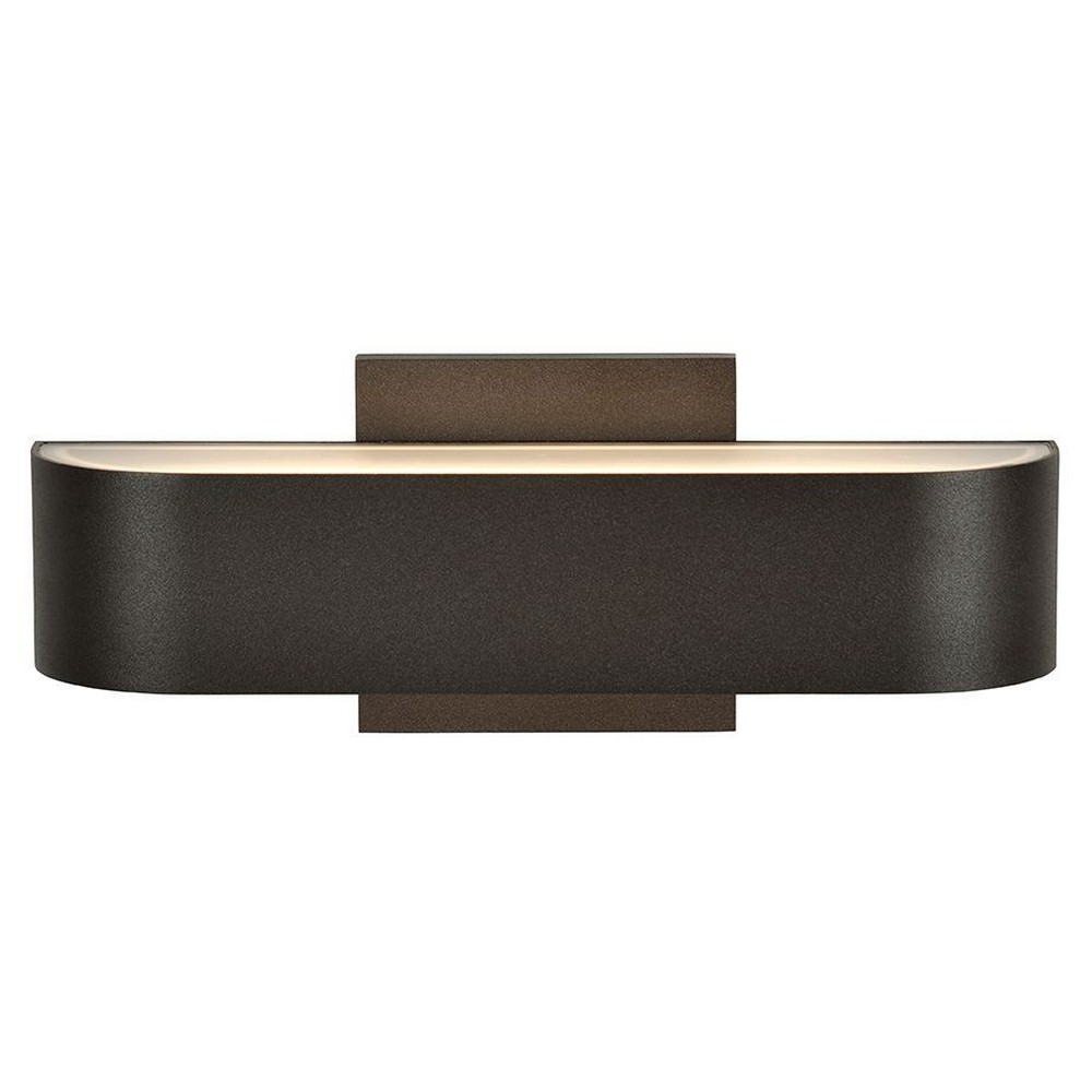 Access Lighting-20046LEDDMG-BRZ/FST-Montreal-27W 2 LED Marine Grade Outdoor Wall Sconce-11.96 Inches Wide by 2.48 Inches Tall Bronze  Satin Nickel Finish with Frosted Glass