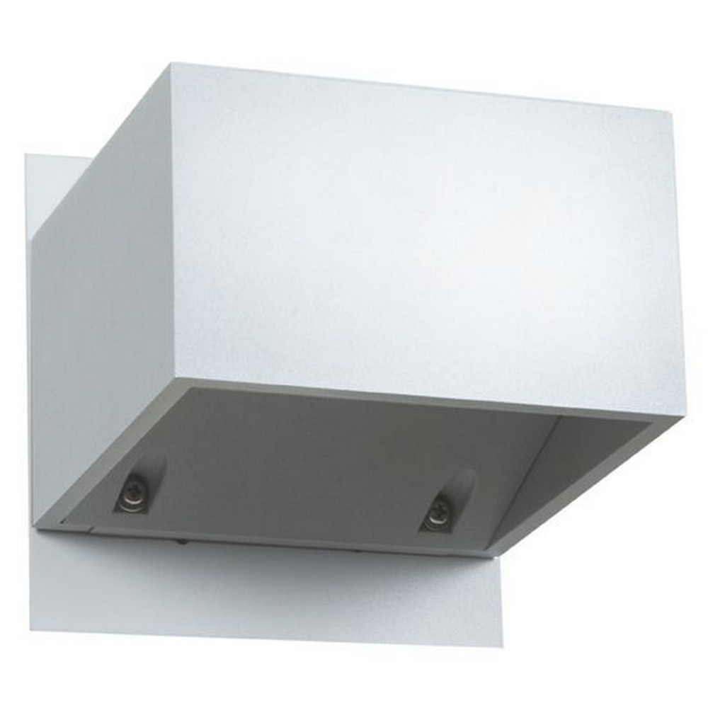 Access Lighting-20398LEDMG-WH-Square-6W 1 LED Marine Grade Wall Mount-5 Inches Wide by 3.1 Inches Tall   White Finish