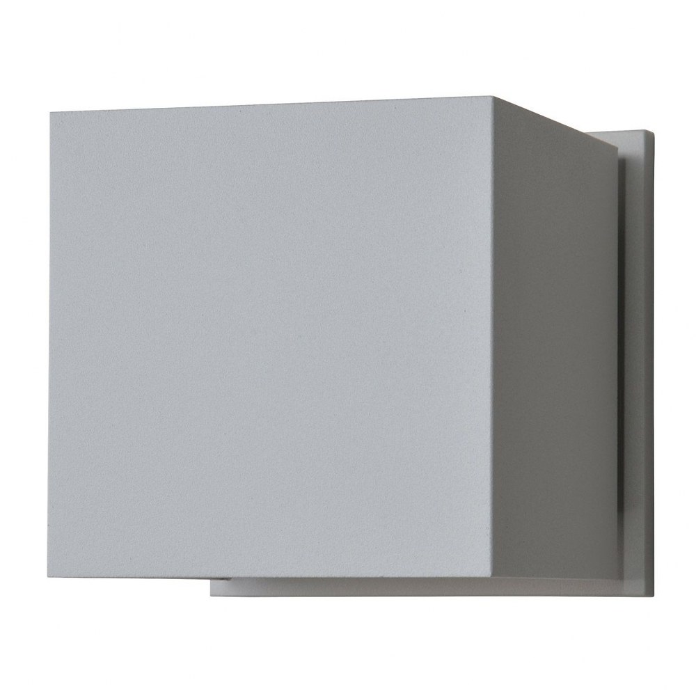 Access Lighting-20399LEDMG-WH-Square-6W 2 LED Marine Grade Wall Mount-4.25 Inches Wide by 4.25 Inches Tall   White Finish