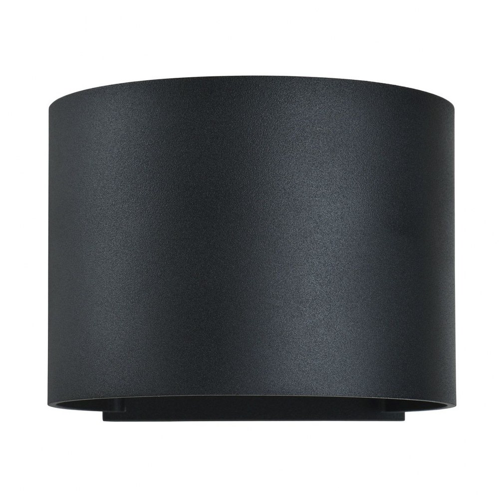 Access Lighting-20399LEDMGRND-BL-Curve-6W 2 LED Marine Grade Outdoor Wall Sconce-6 Inches Wide by 4.4 Inches Tall   Black Finish