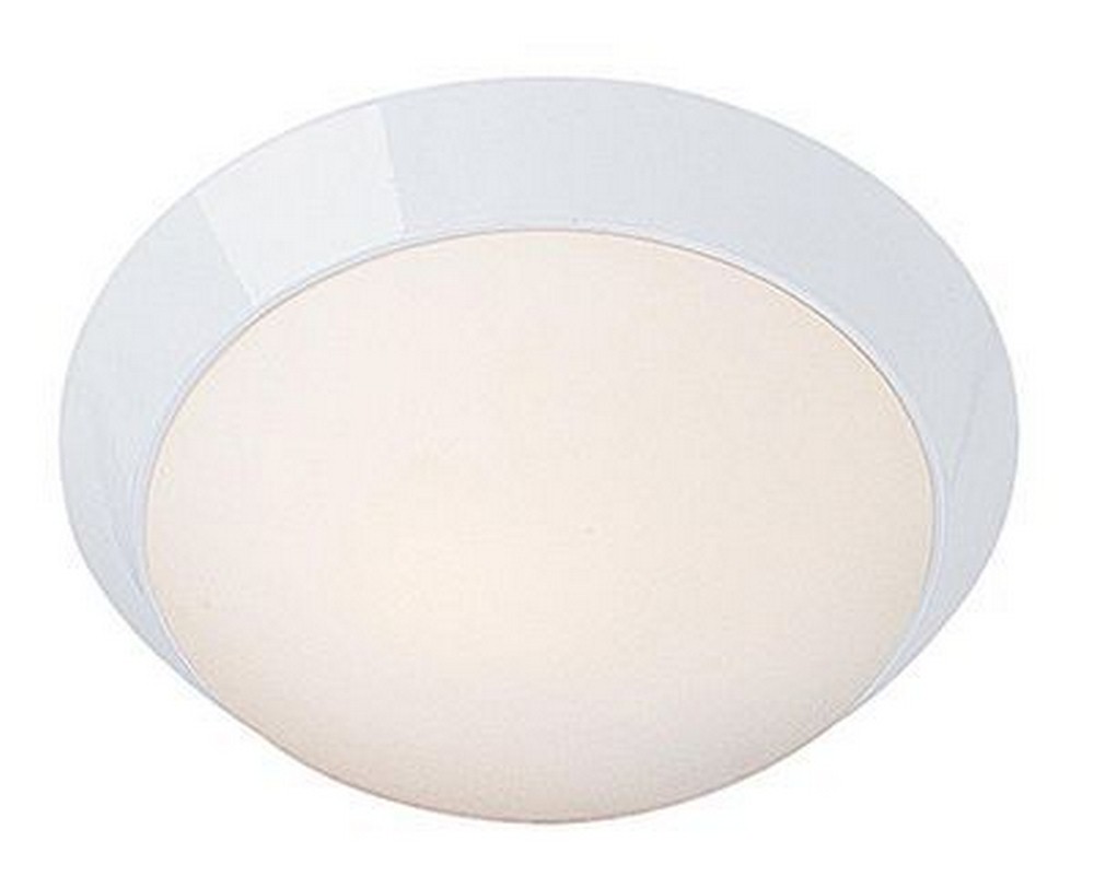 Access Lighting-20625LEDD-WH/OPL-Cobalt-15W 1 LED Flush Mount-13 Inches Wide by 4 Inches Tall   White Finish with Opal Glass