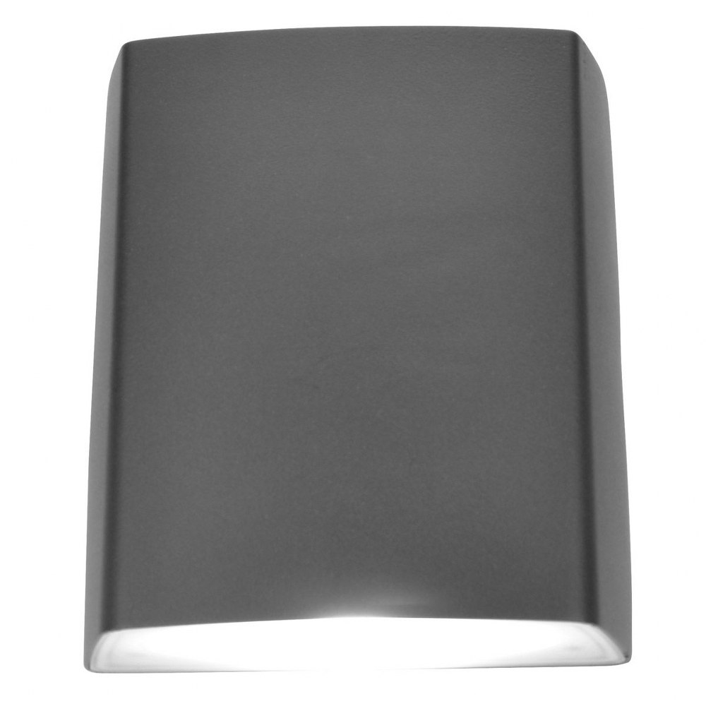 Access Lighting-20789LED-BL-Adapt-20W 1 LED Outdoor Wall Sconce-6.25 Inches Wide by 7.25 Inches Tall Black  White Finish