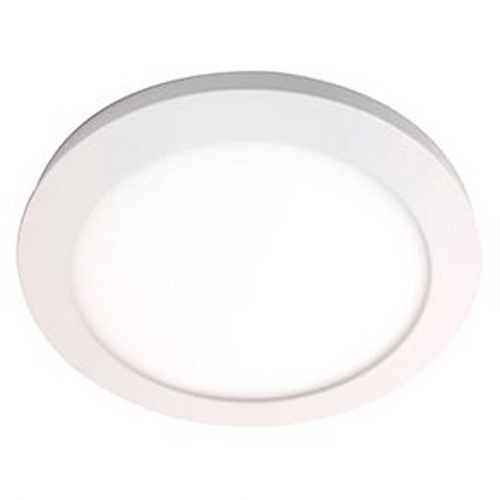 Access Lighting-20811LEDD-WH/ACR-Disc-15W 1 LED Medium Round Flush Mount-7.5 Inches Wide by 0.5 Inches Tall White  White Finish with White Acrylic Glass