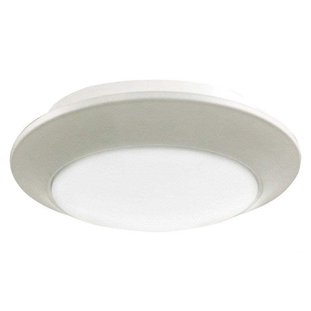 Access Lighting-20816LEDD-WH/ACR-Relic-25W 1 Led Round Flush Mount-9.25 Inches Wide By 2.75 Inches Tall   Relic-25W 1 Led Round Flush Mount-9.25 Inches Wide By 2.75 Inches Tall