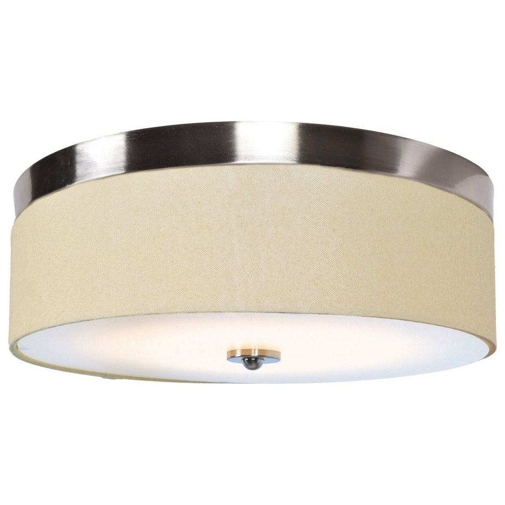 Access Lighting-20820LEDD-BS/ACR-Mia-23W 1 Led Small Flush Mount-16 Inches Wide By 5.25 Inches Tall   Mia-23W 1 Led Small Flush Mount-16 Inches Wide By 5.25 Inches Tall