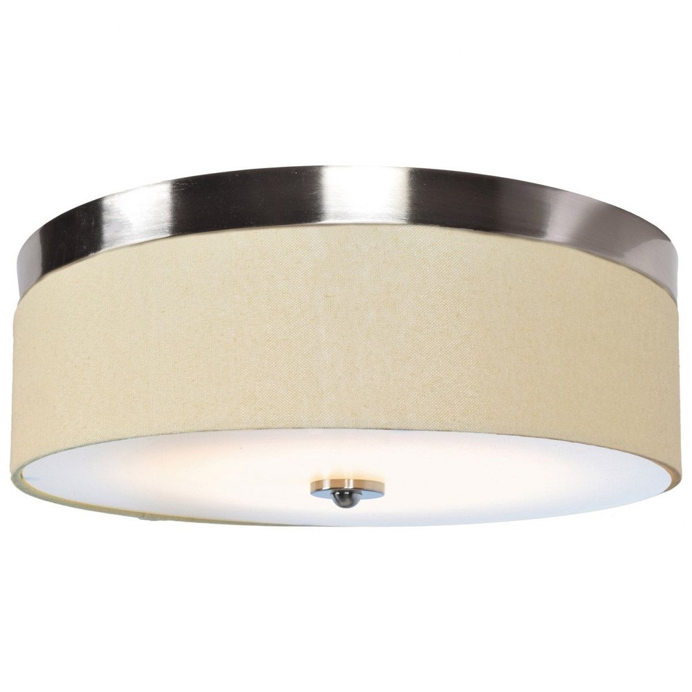 Access Lighting-20821LEDD-BS/ACR-Mia-28W 1 Led Large Flush Mount-18 Inches Wide By 5.25 Inches Tall   Mia-28W 1 Led Large Flush Mount-18 Inches Wide By 5.25 Inches Tall