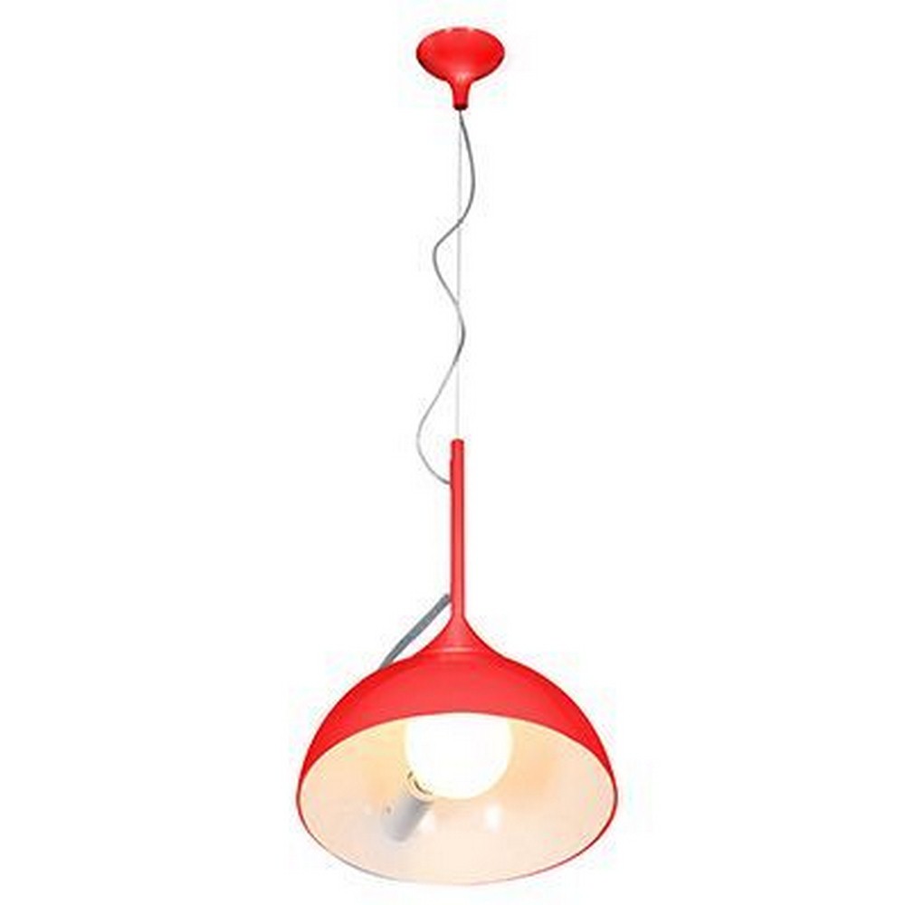 Access Lighting-23770-RED-Magneto-One Light Adjustable Pendant-13.8 Inches Wide by 13.8 Inches Tall   Red Finish