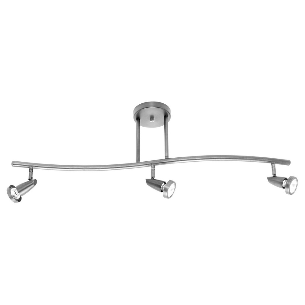 Access Lighting-52223-BS-Mirage Semi-Flush or Pendant-3 Inches Wide by 14 Inches Tall Brushed Steel  Brushed Steel Finish