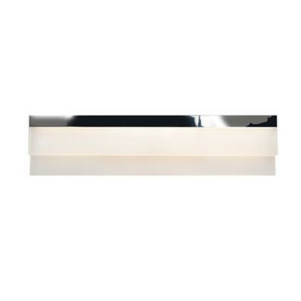Access Lighting-62243LEDD-CH/ACR-Linear-18W 2 LED Small Bath Vanity-18.25 Inches Wide by 5 Inches Tall   Chrome Finish with Acrylic Glass
