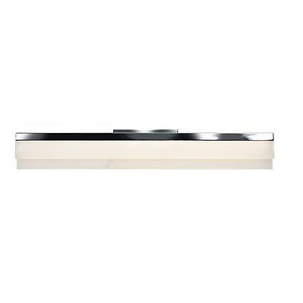 Access Lighting-62245LEDD-CH/ACR-Linear-30W 2 LED Large Bath Vanity-30 Inches Wide by 5 Inches Tall   Chrome Finish with Acrylic Glass