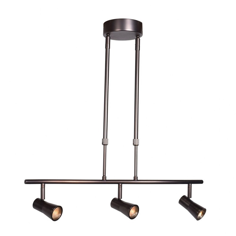 Access Lighting-63063LEDD-BRZ-Sleek-12W 3 LED Spotlight-23 Inches Wide by 4.5 Inches Tall Bronze  Brushed Steel Finish