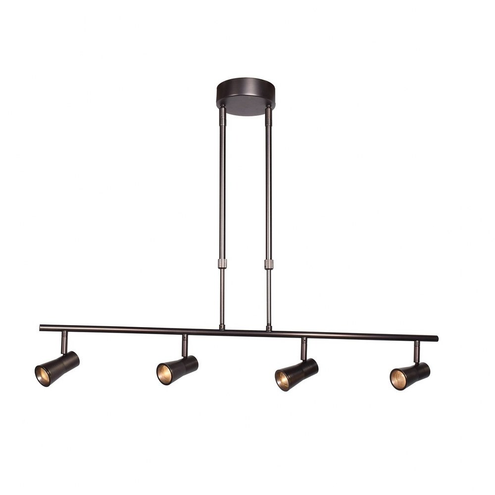 Access Lighting-63064LEDD-BRZ-Sleek-16W 4 LED Spotlight-33 Inches Wide by 4.5 Inches Tall Bronze  Brushed Steel Finish