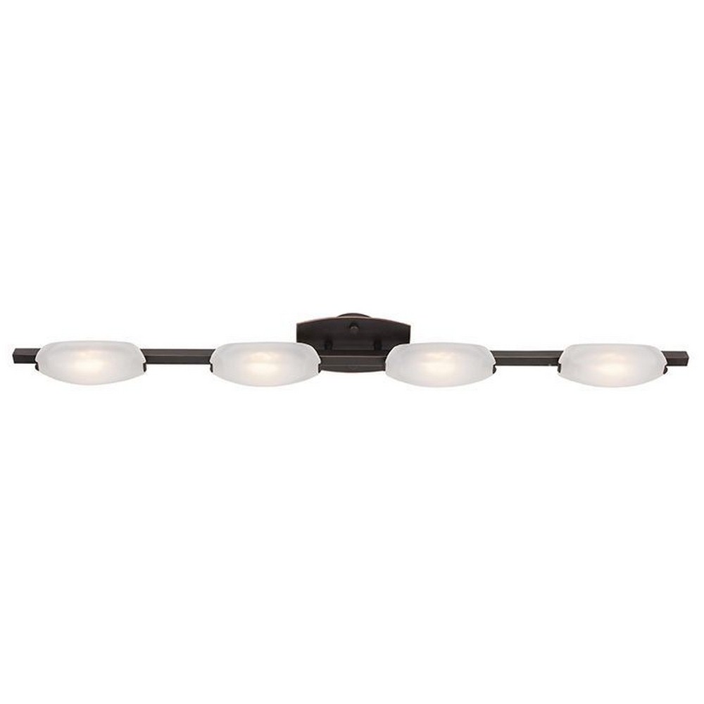 Access Lighting-63961LEDD-ORB/FST-Nido-32W 4 LED Semi-Flush Mount-3 Inches Wide by 5 Inches Tall Oil Rubbed Bronze  Oil Rubbed Bronze Finish with Frosted Glass